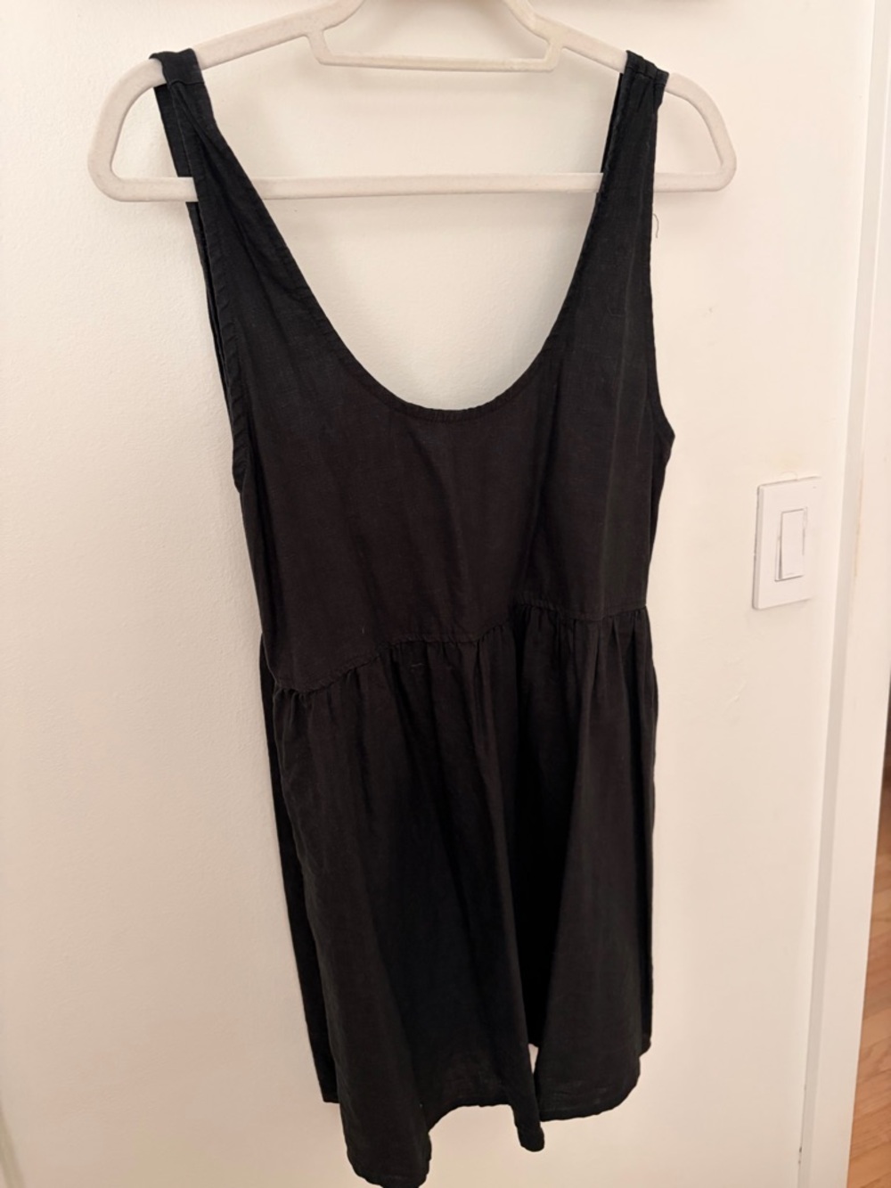 Afends Black Hemp Tank Dress